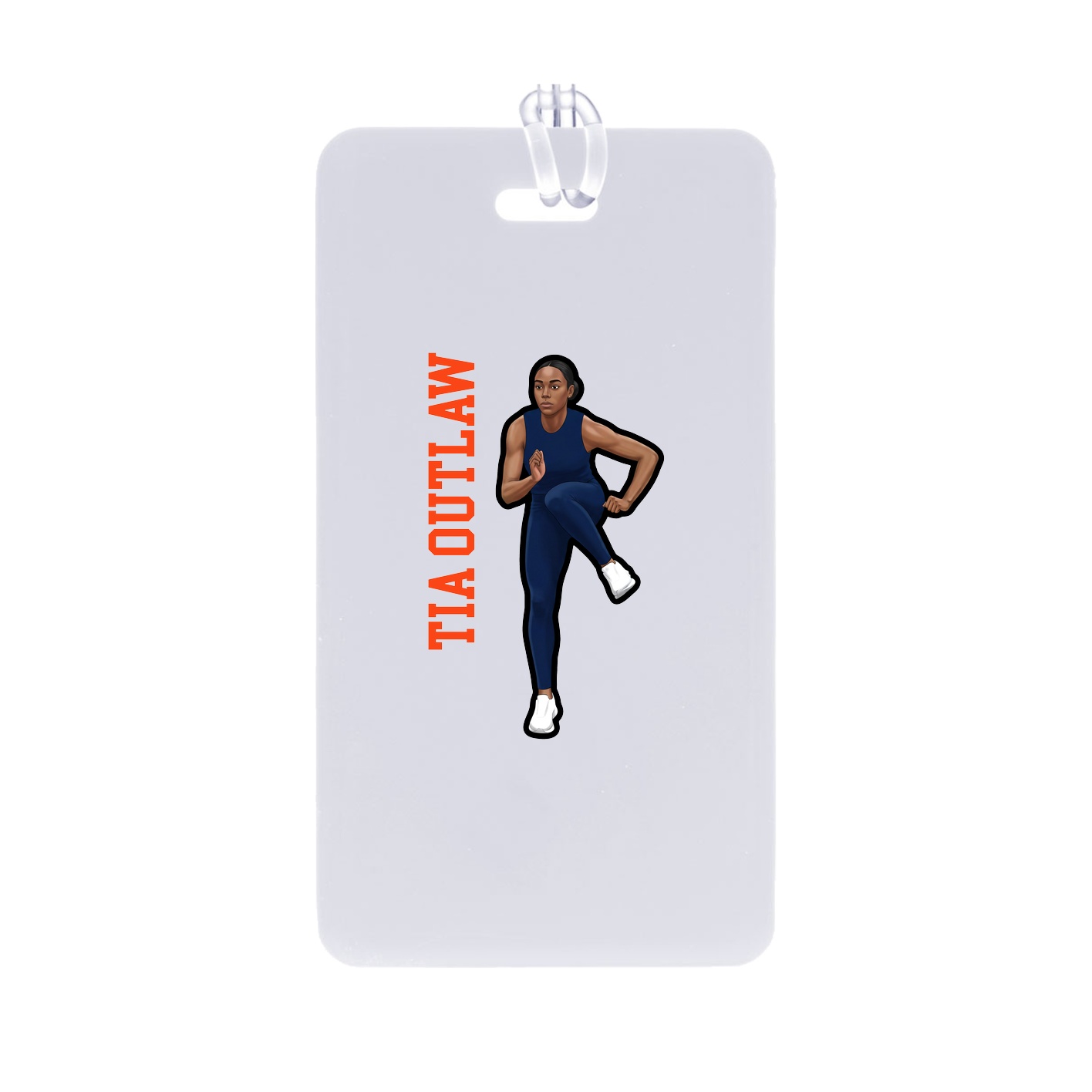 Bag Tag — Name Vertical in Classic