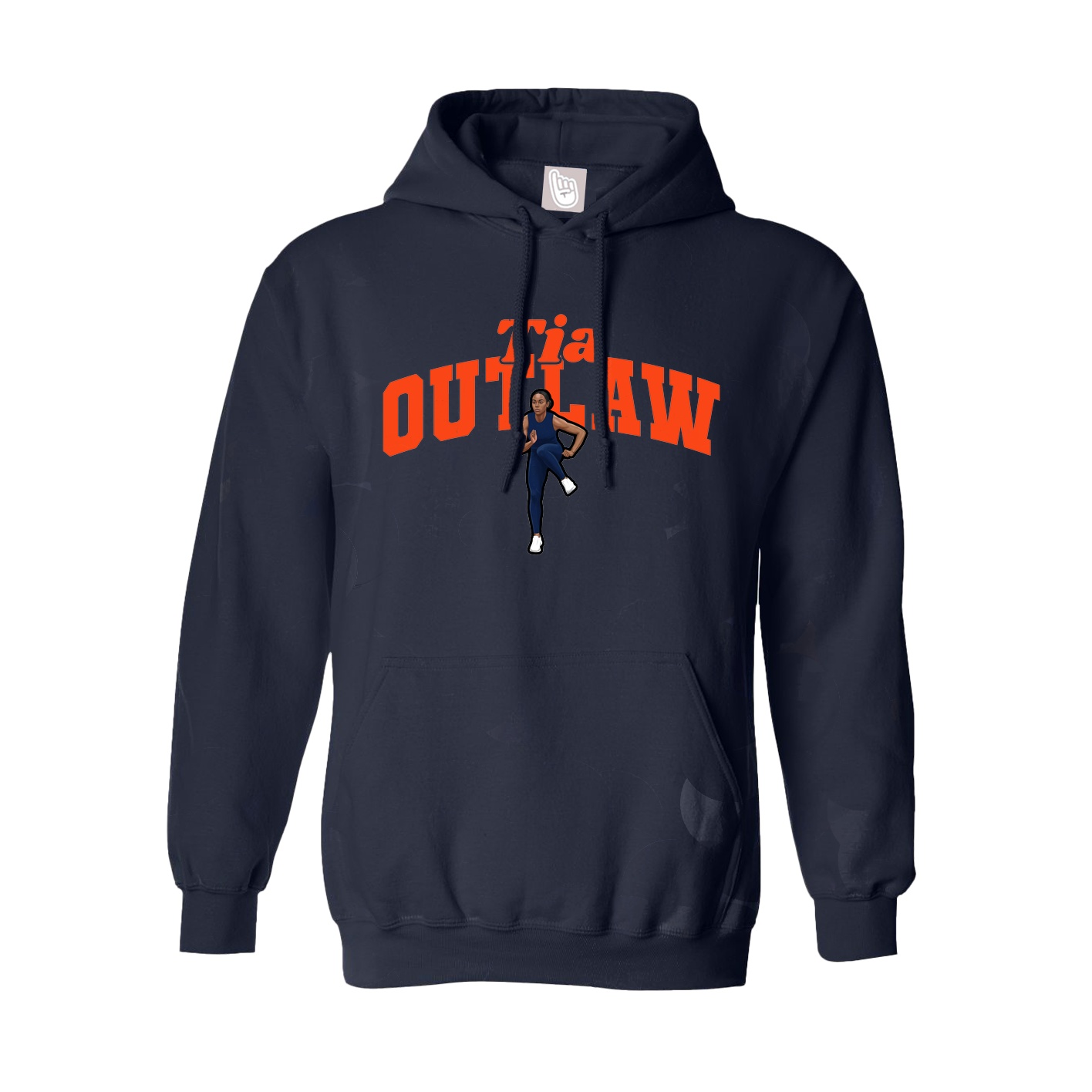 Youth Hoodie — Signature Arch in Navy