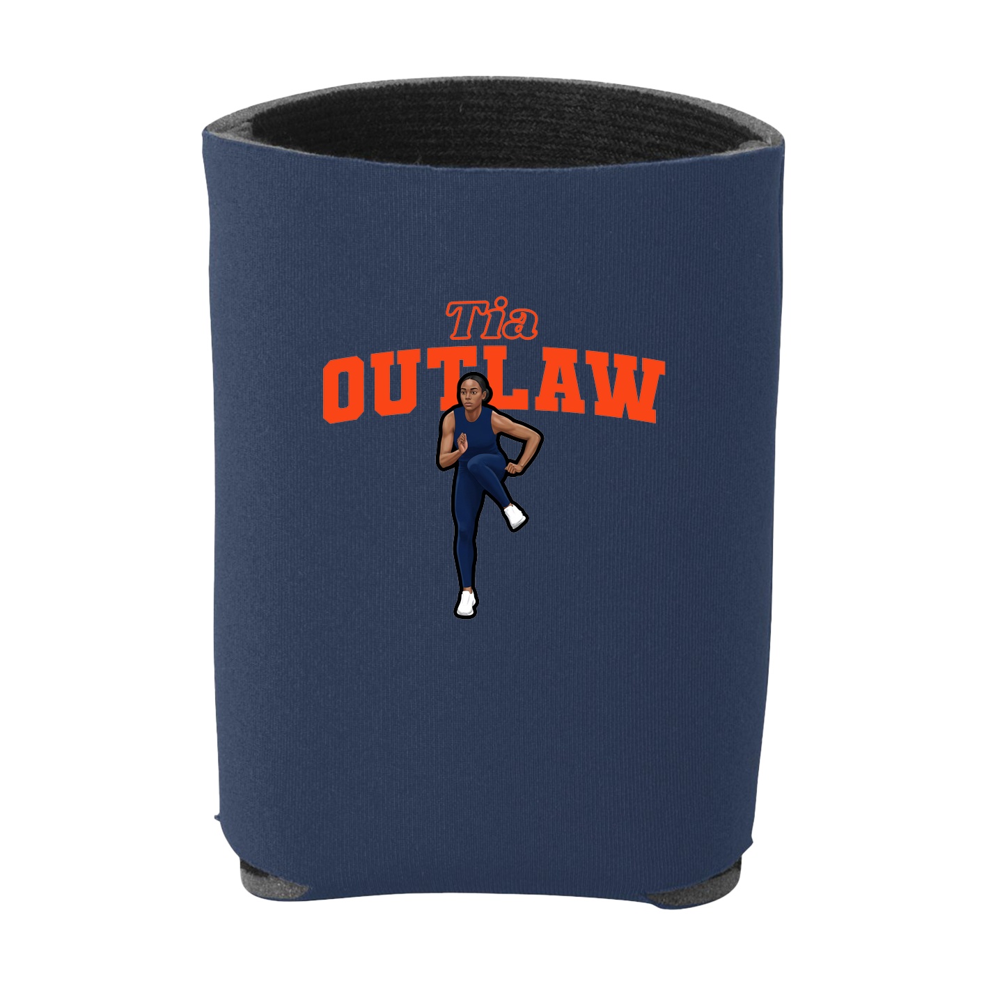 Can Holder — Name Arch in Navy