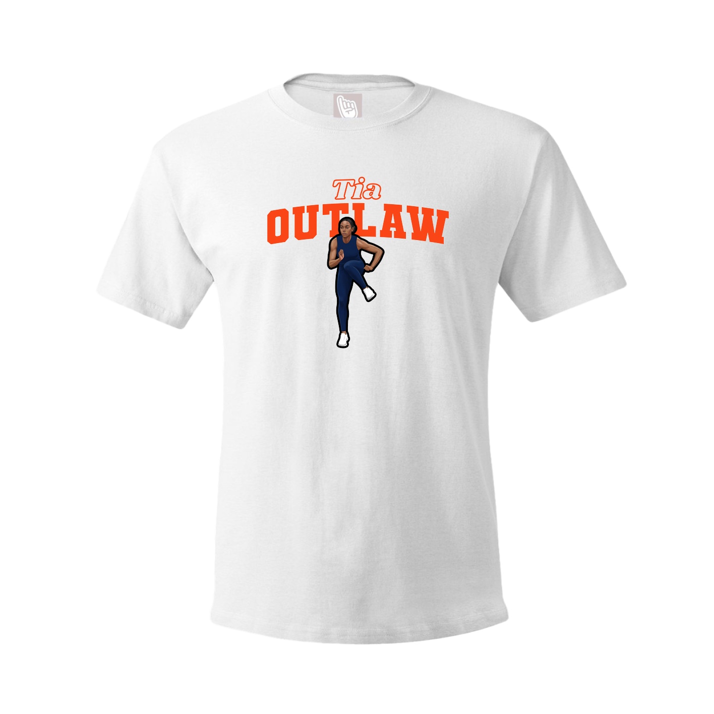 Tee — Name Arch in White