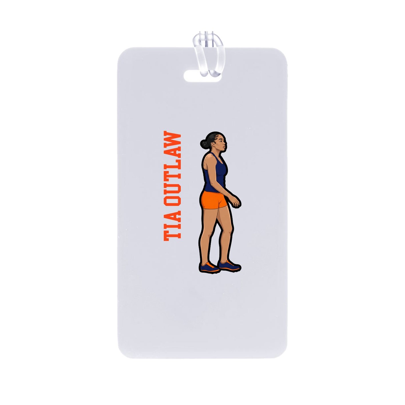 Bag Tag — Name Vertical in Classic