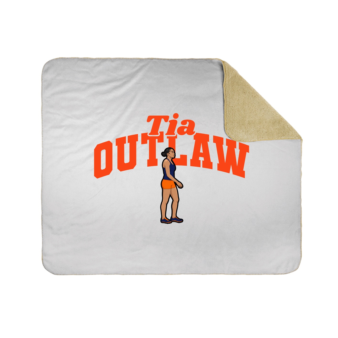 Throw Blanket — Signature Arch in White