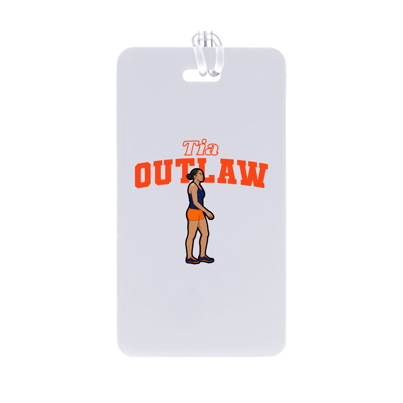 Bag Tag — Name Arch in Classic