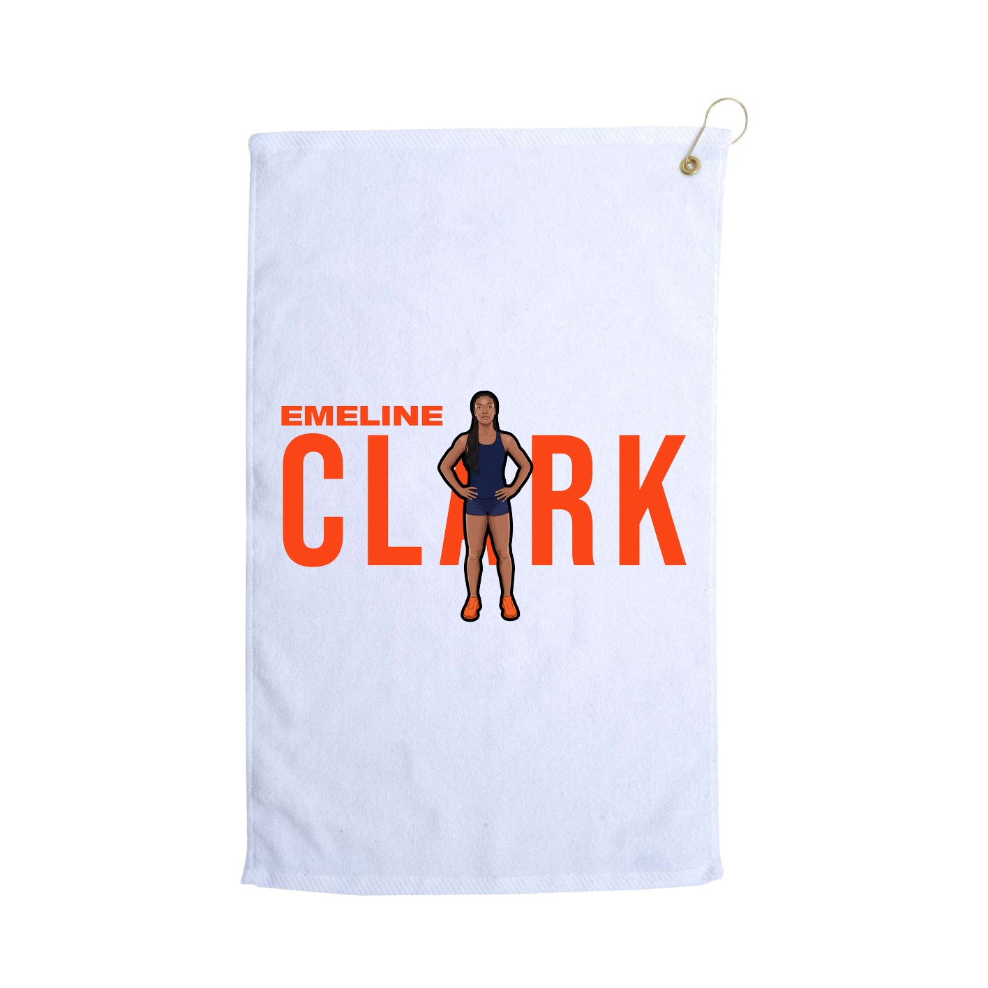 Golf Towel — Player Name in White