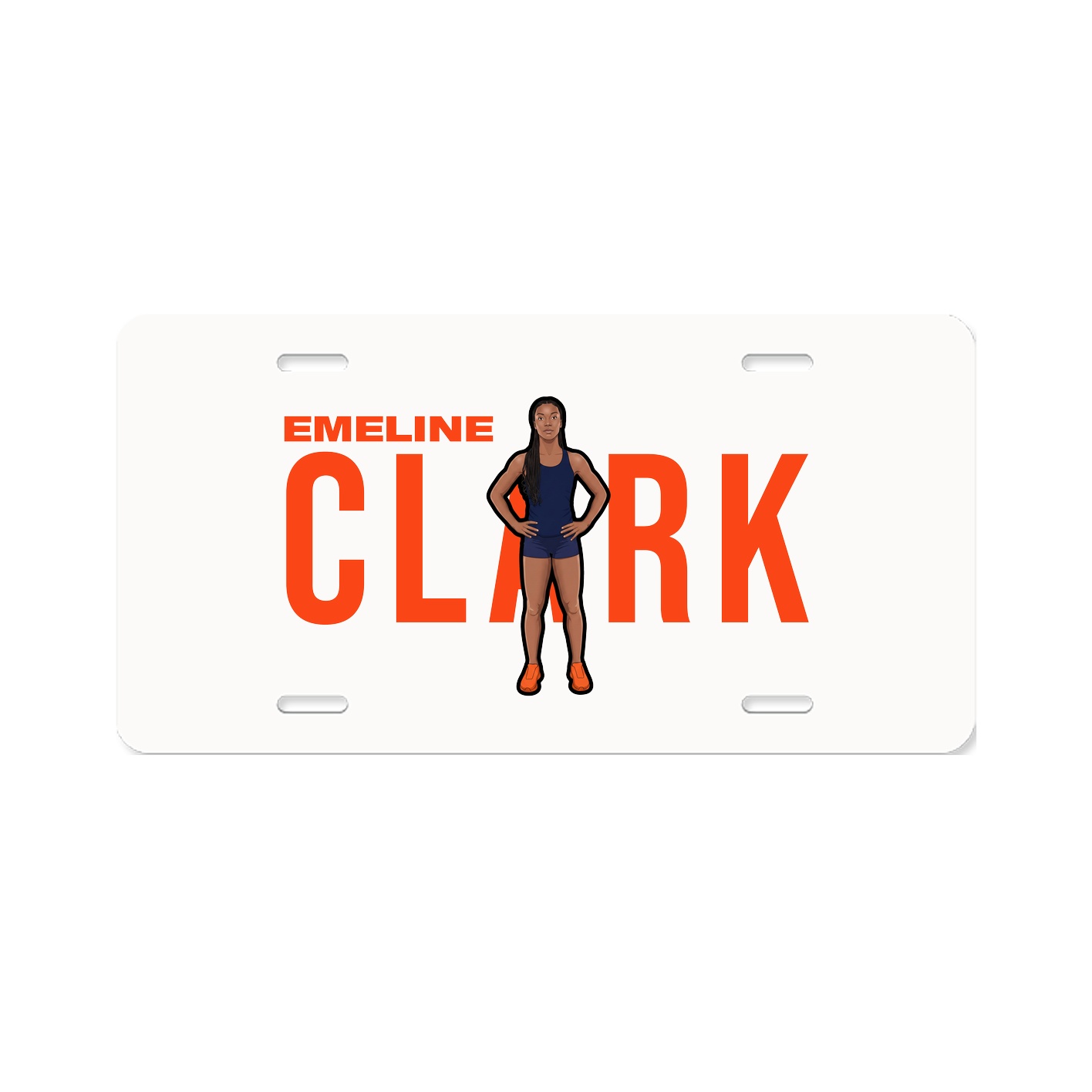 License Plate — Player Name in Classic