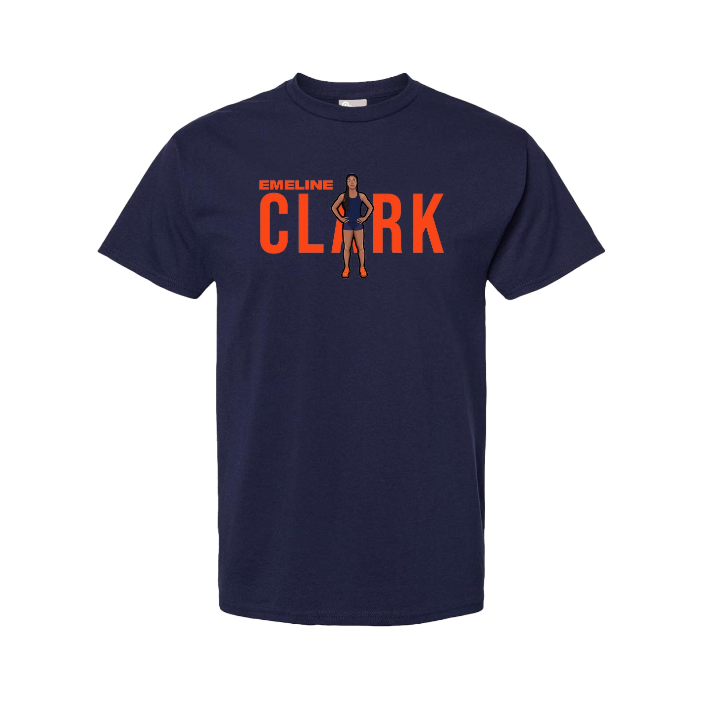 Youth Tee — Player Name in Navy