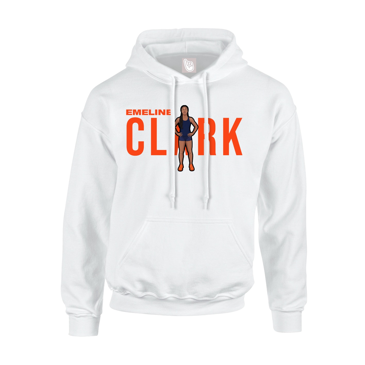 Hoodie — Player Name in White