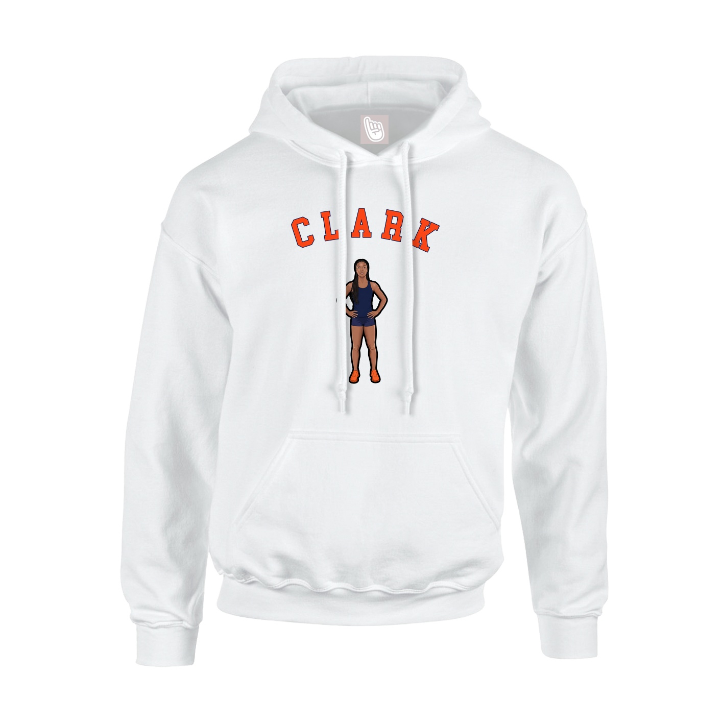 Youth Hoodie — Shirsey Arch in White