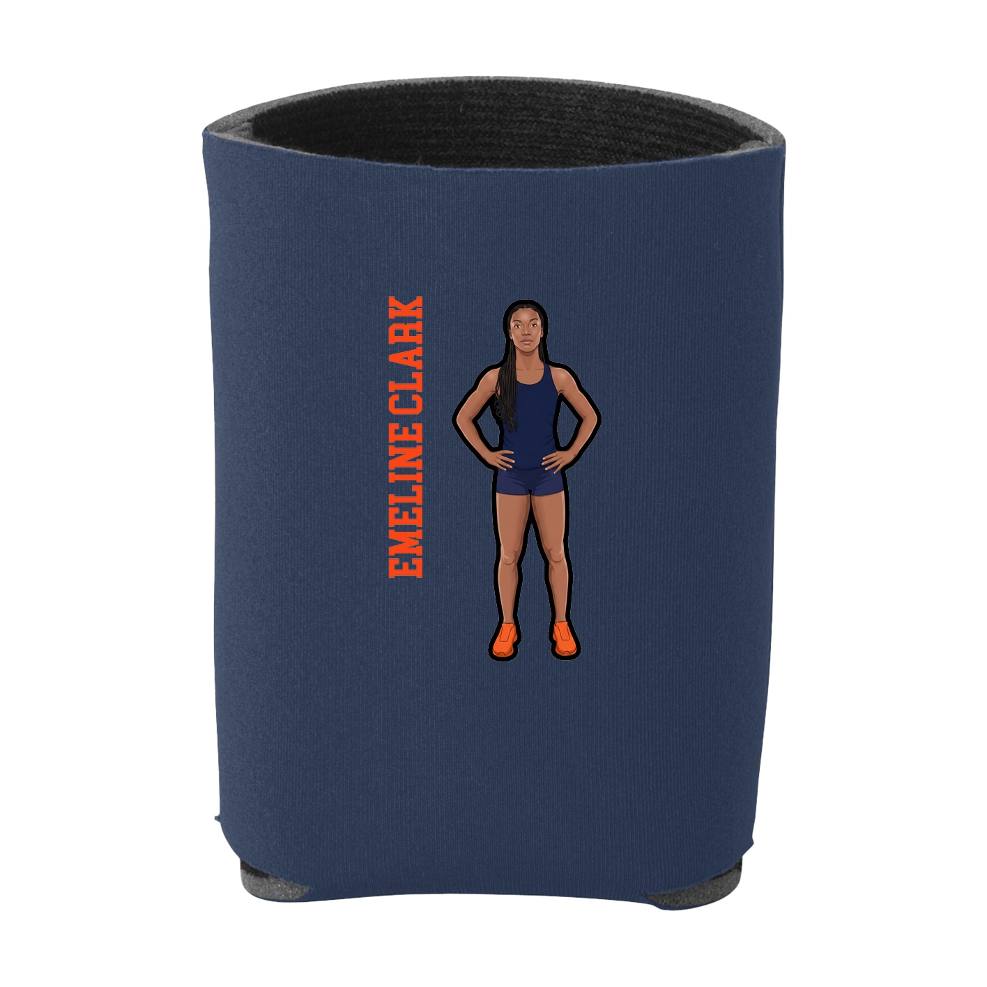 Can Holder — Name Vertical in Navy