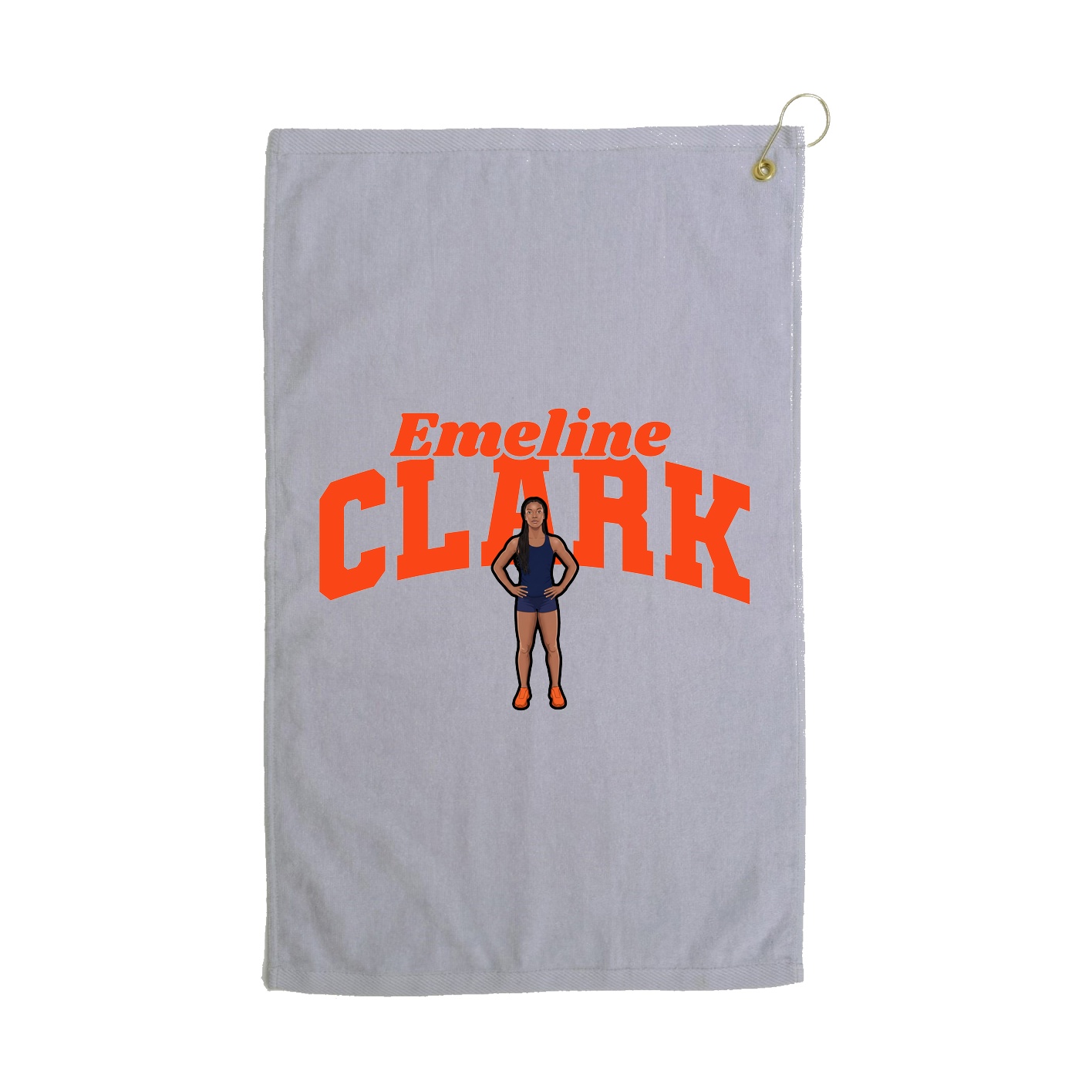 Golf Towel — Signature Arch in Grey