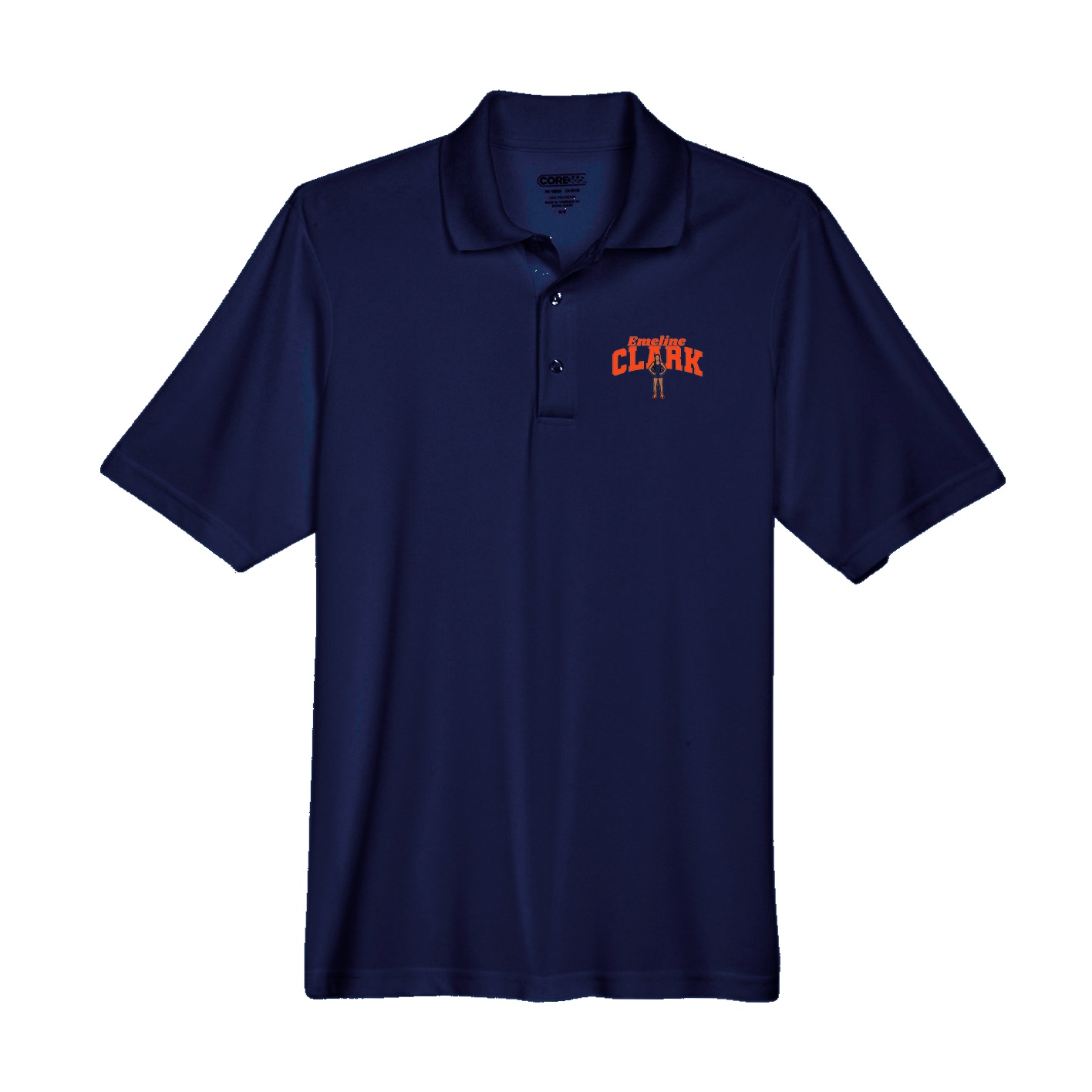 Performance Polo — Signature Arch in Navy