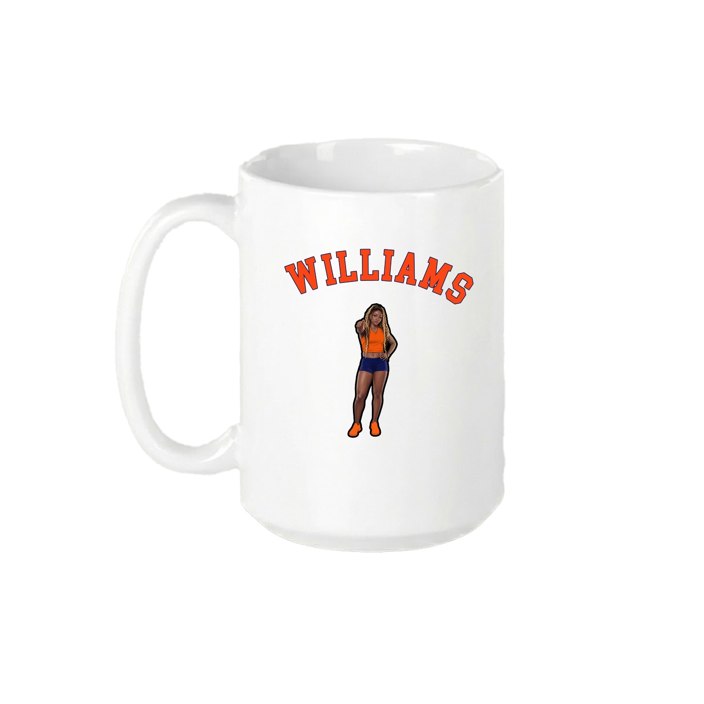 15oz Coffee Mug — Shirsey Arch in White