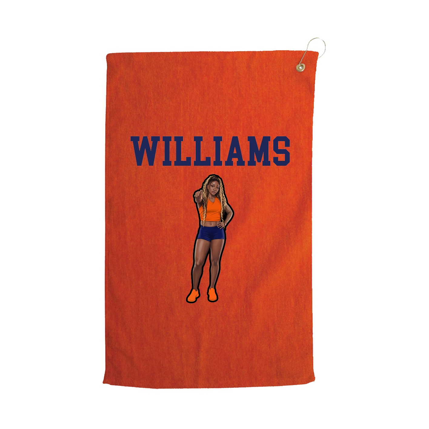 Golf Towel — Shirsey in Orange