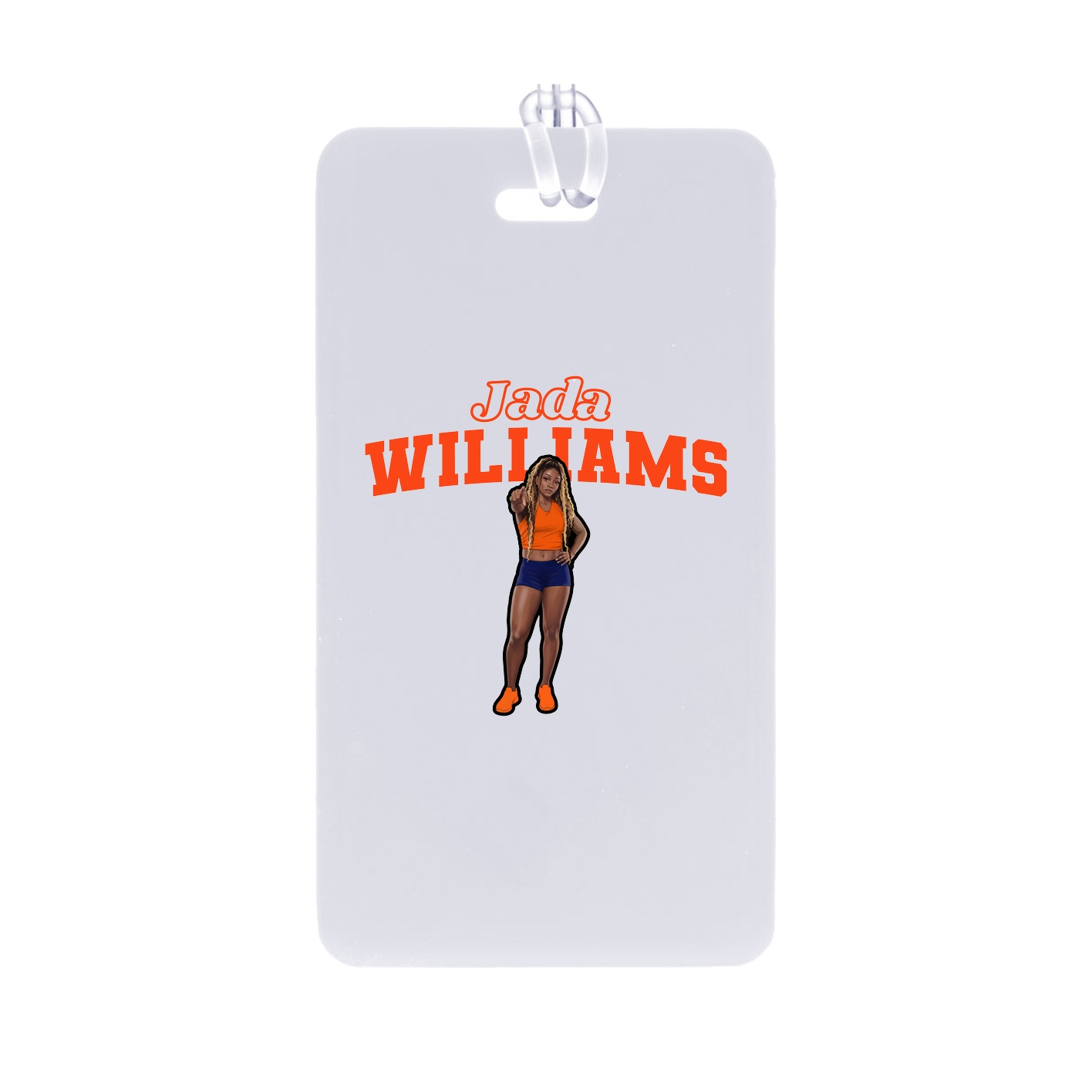 Bag Tag — Name Arch in Classic