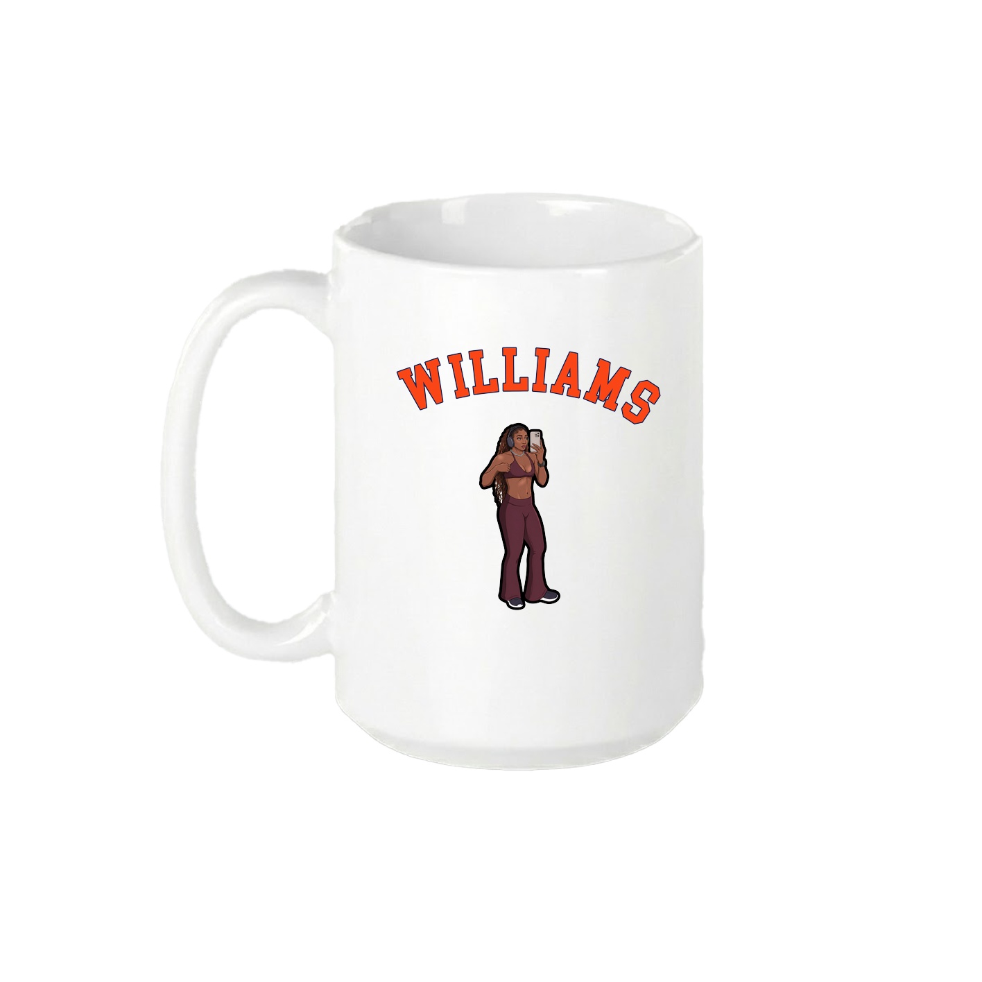 15oz Coffee Mug — Shirsey Arch in White