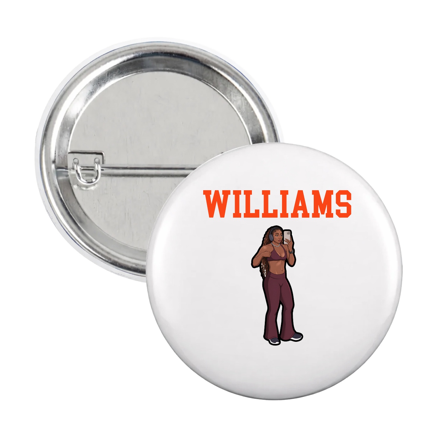 Game Day Button — Shirsey in White
