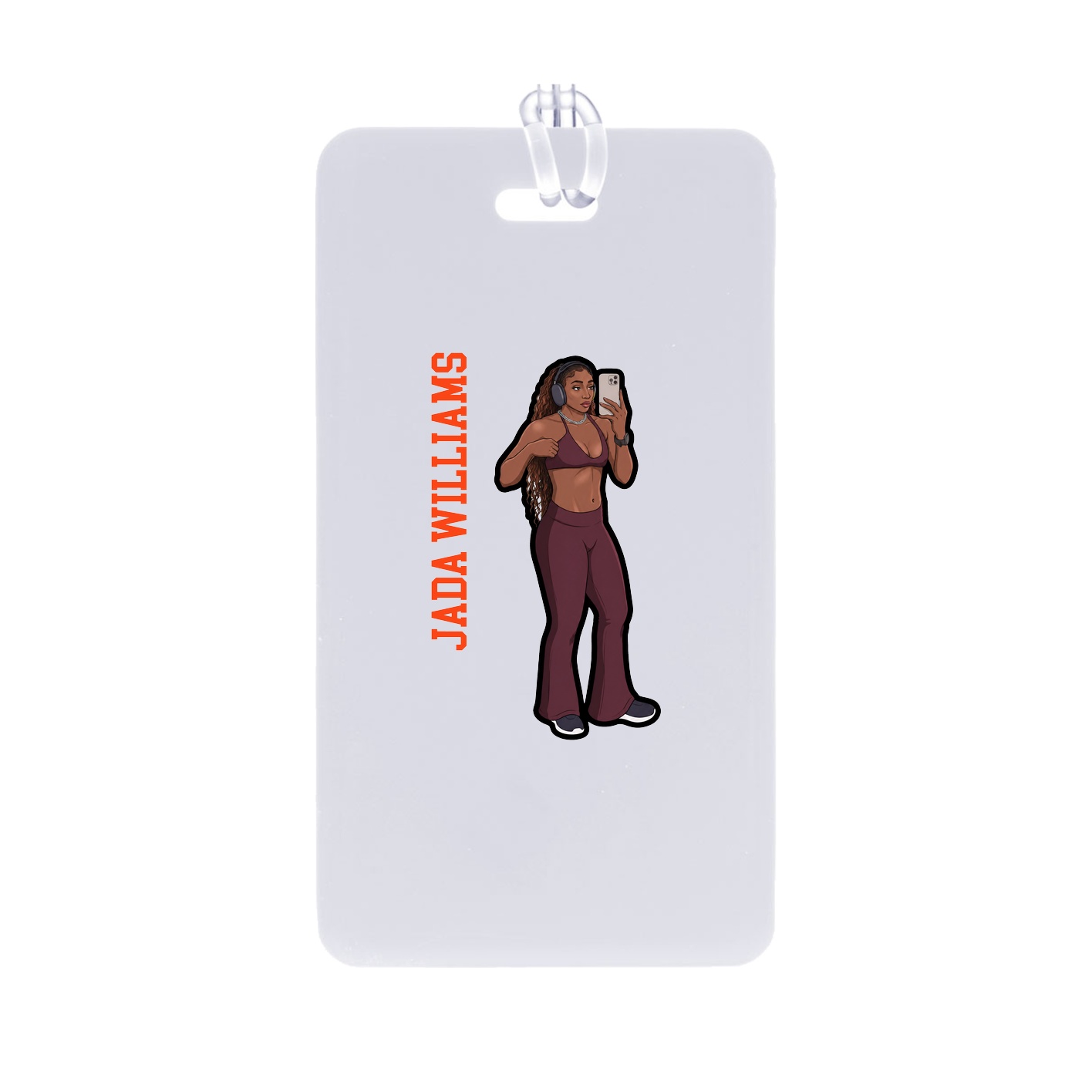 Bag Tag — Name Vertical in Classic