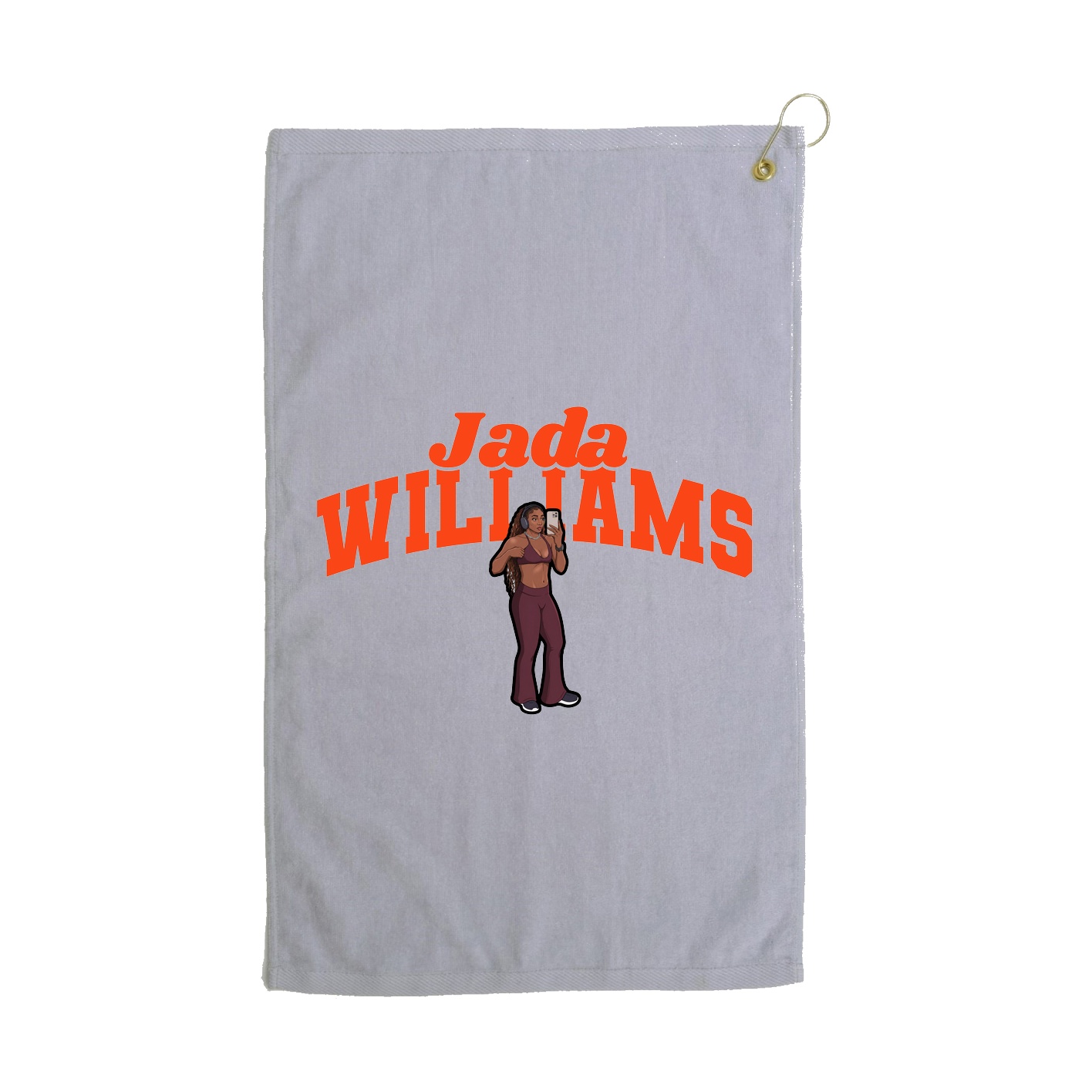 Golf Towel — Signature Arch in Grey