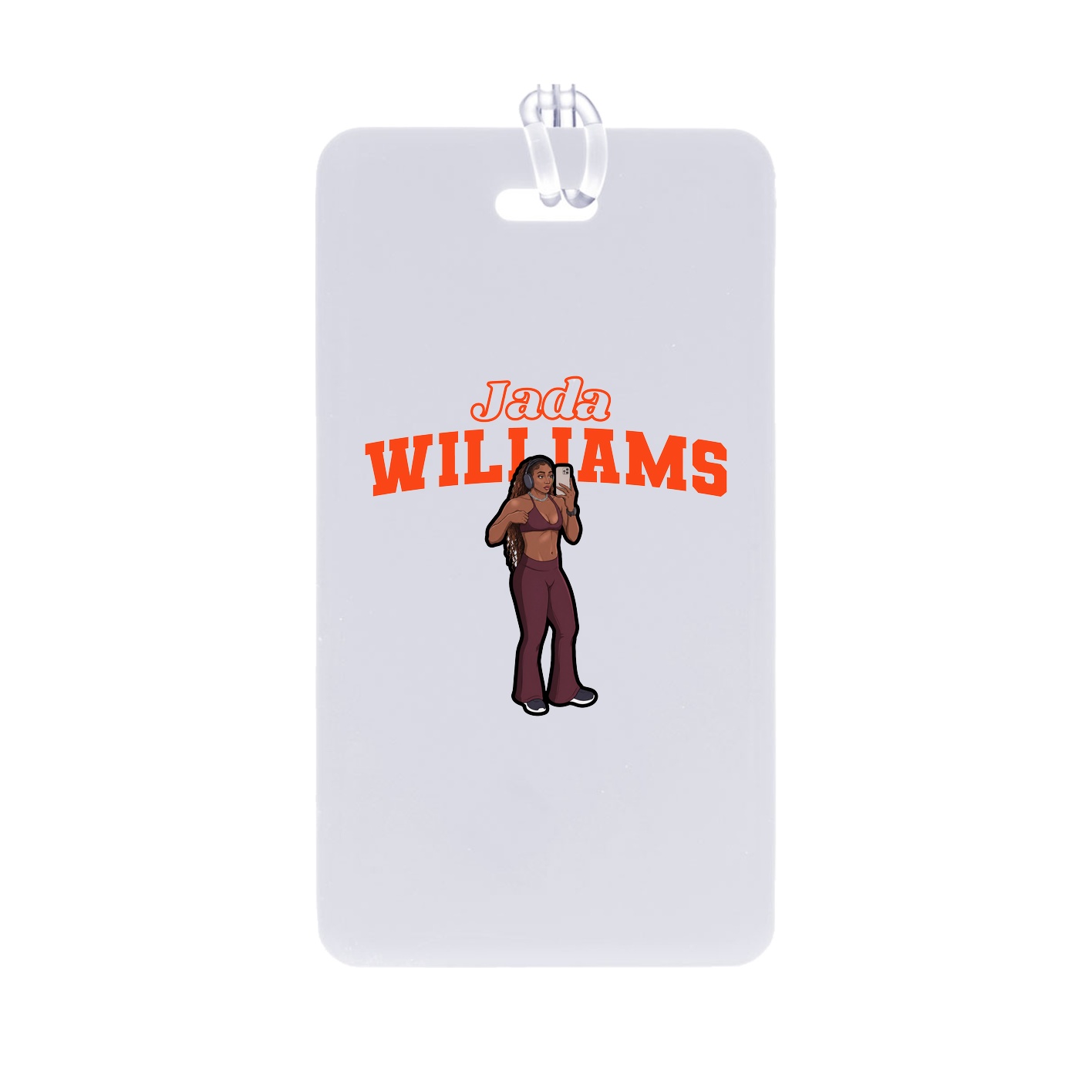 Bag Tag — Name Arch in Classic
