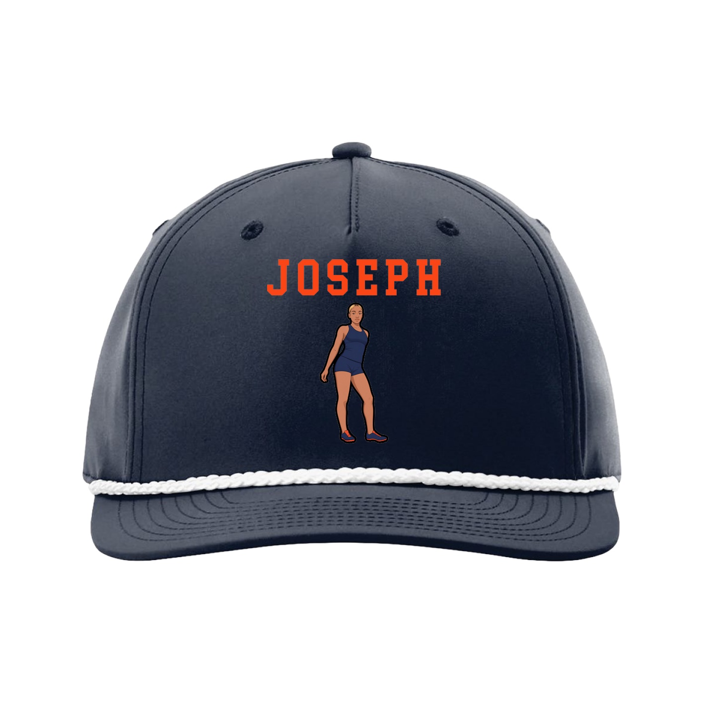 Five-Panel Classic Rope Cap — Shirsey in Navy
