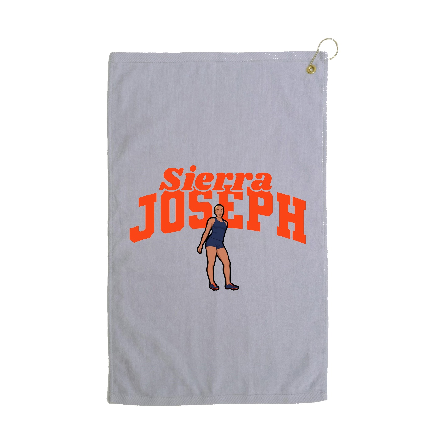 Golf Towel — Signature Arch in Grey