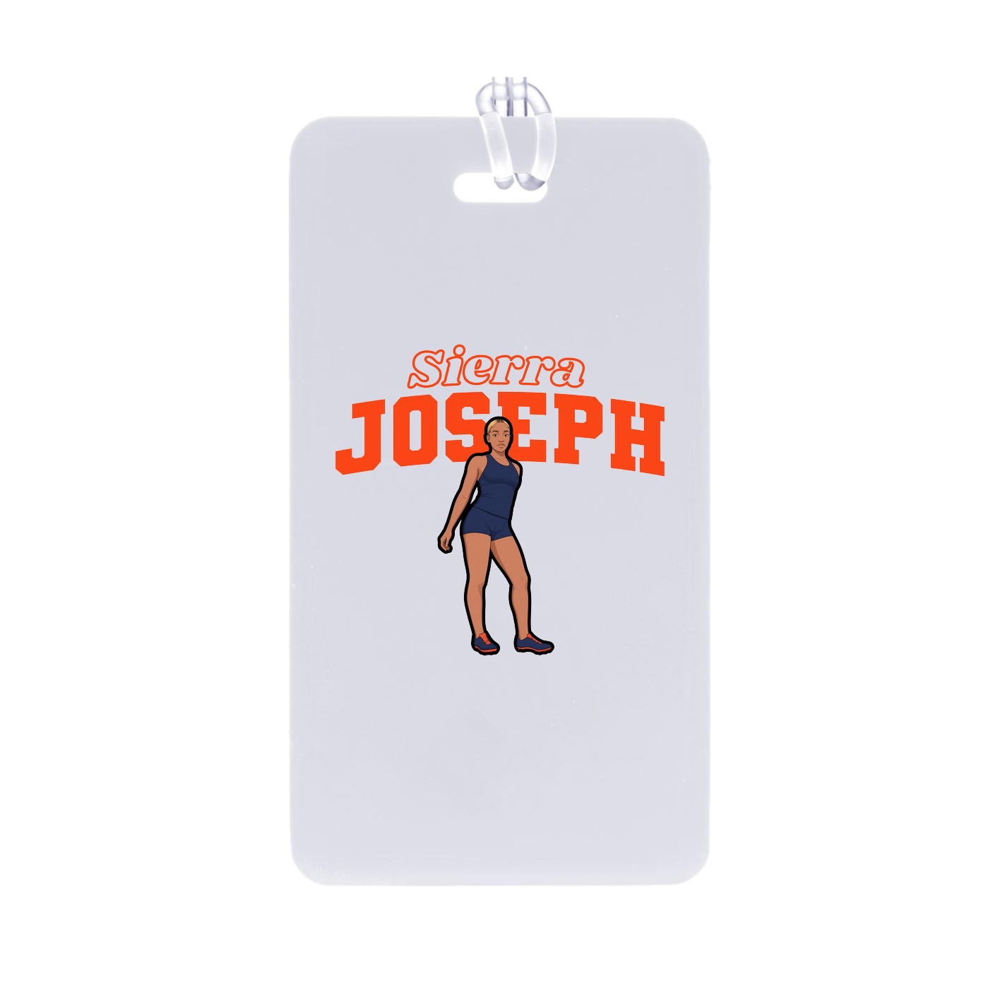 Bag Tag — Name Arch in Classic
