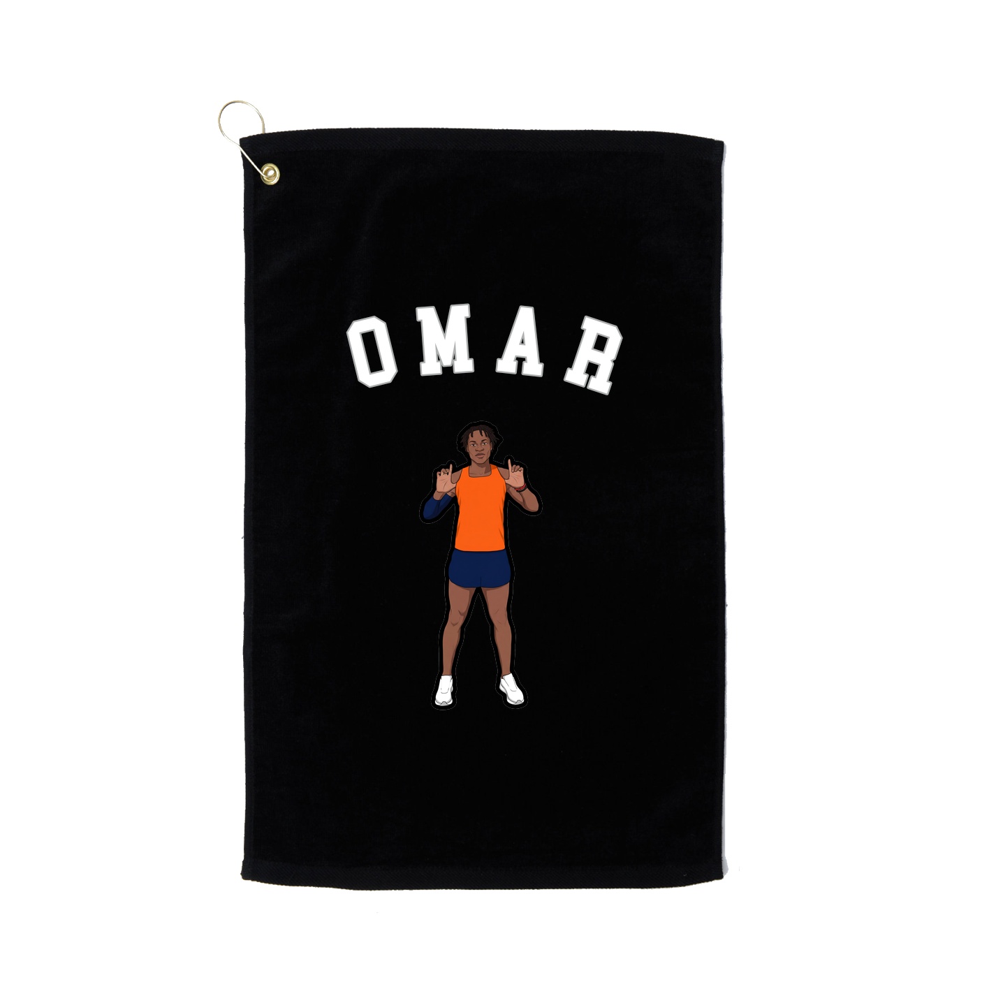 Golf Towel — Shirsey Arch in Black