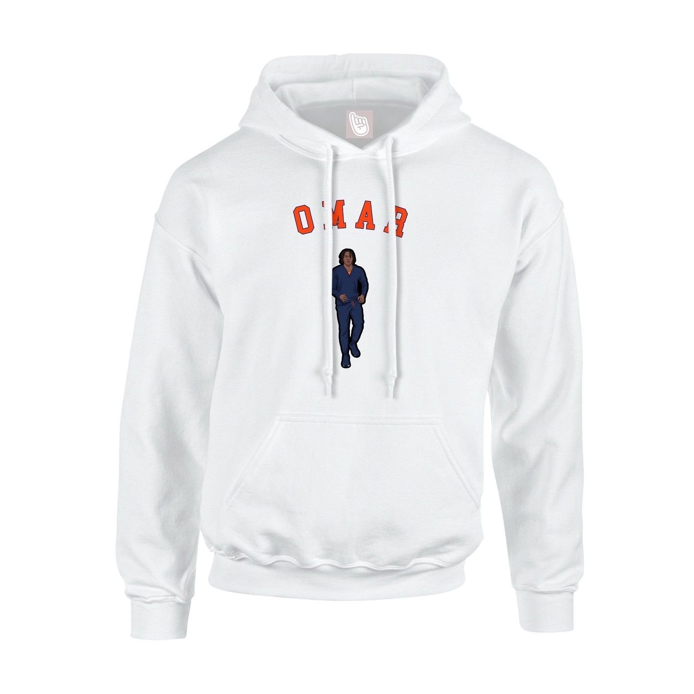 Youth Hoodie — Shirsey Arch in White