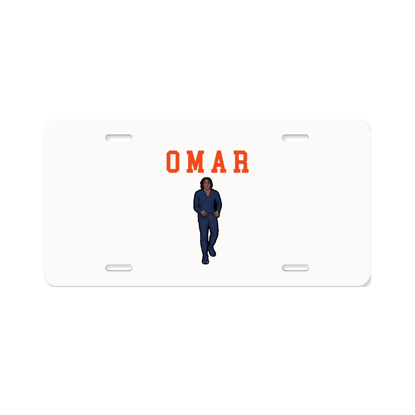 License Plate — Shirsey in Classic