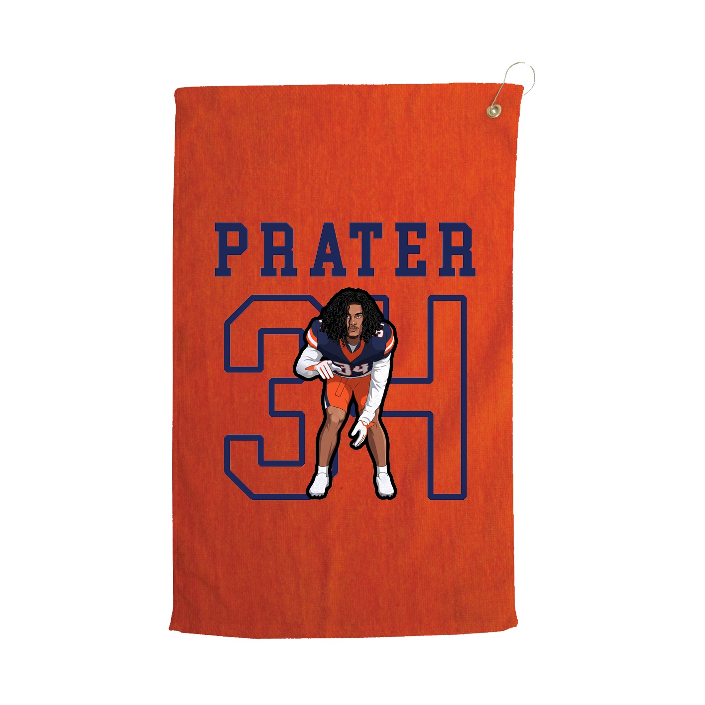 Golf Towel — Shirsey in Orange