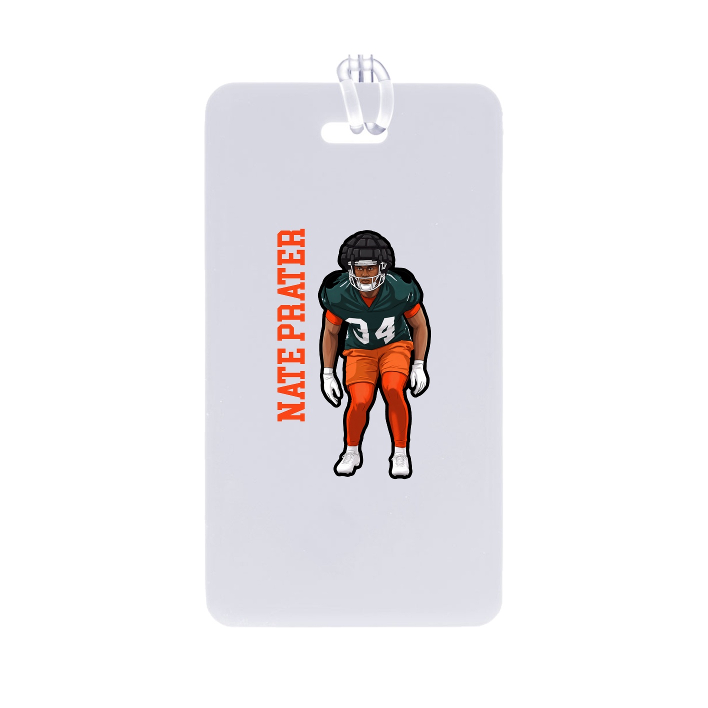 Bag Tag — Name Vertical in Classic