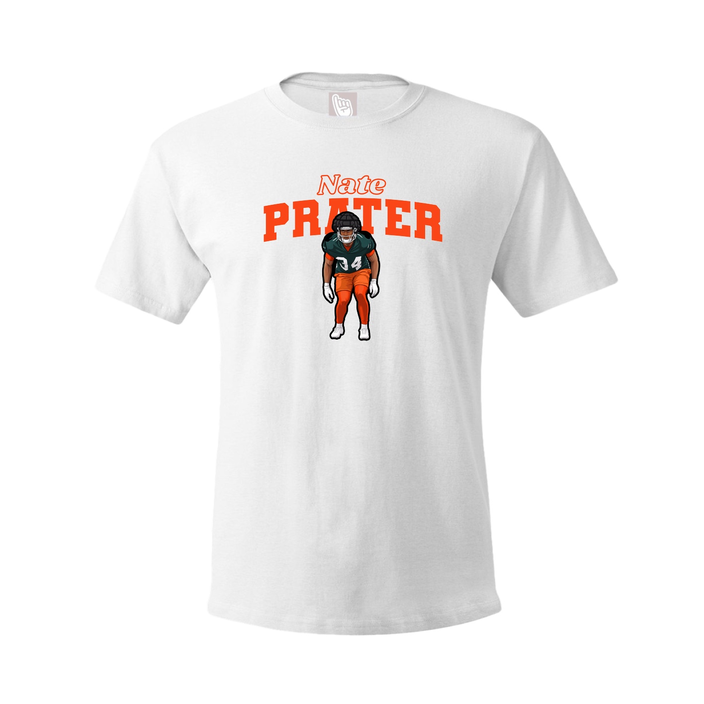 Tee — Name Arch in White