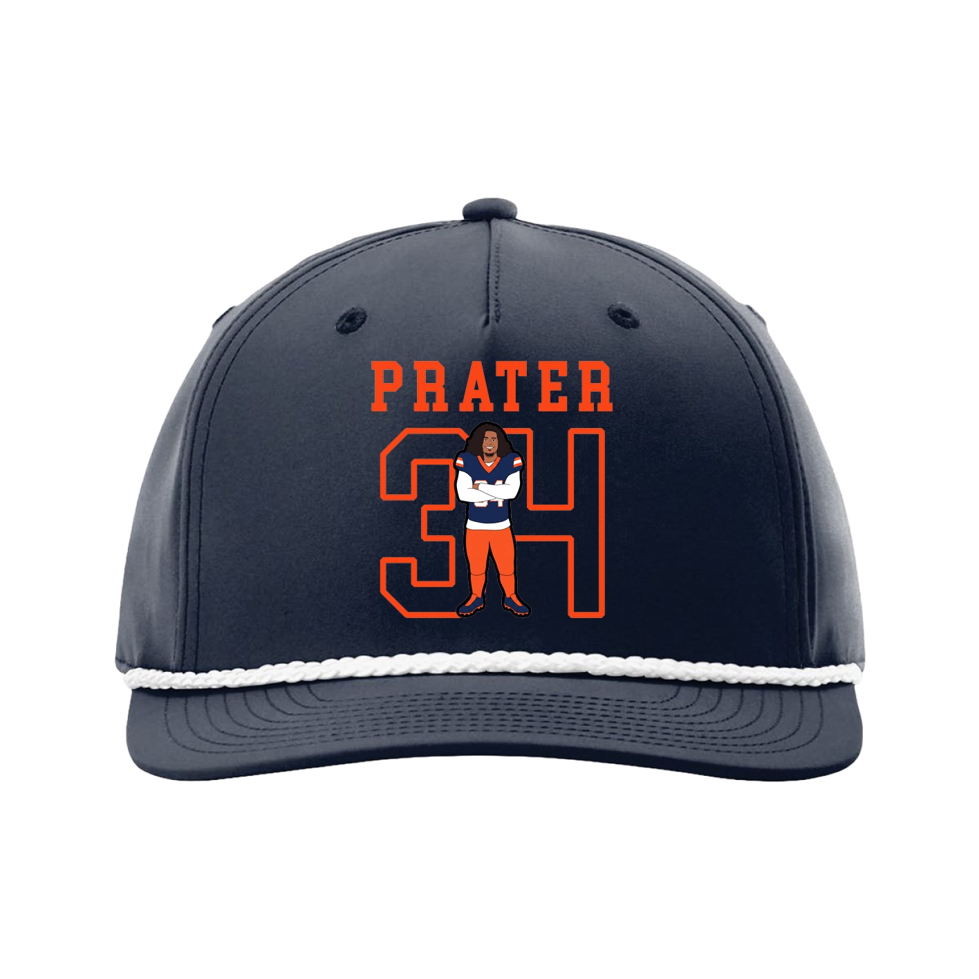 Five-Panel Classic Rope Cap — Shirsey in Navy