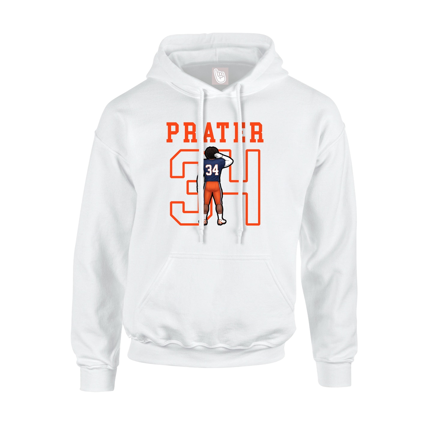 Hoodie — Shirsey in White