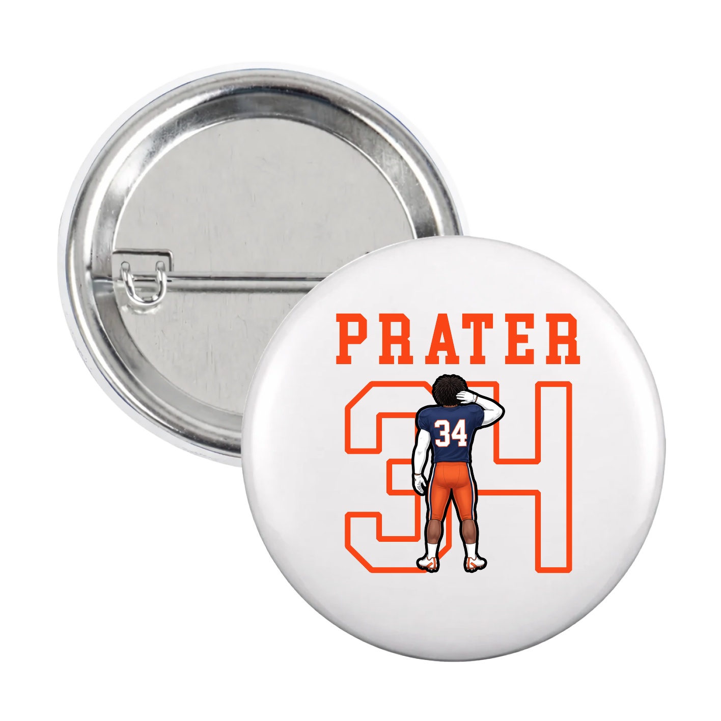 Game Day Button — Shirsey in White