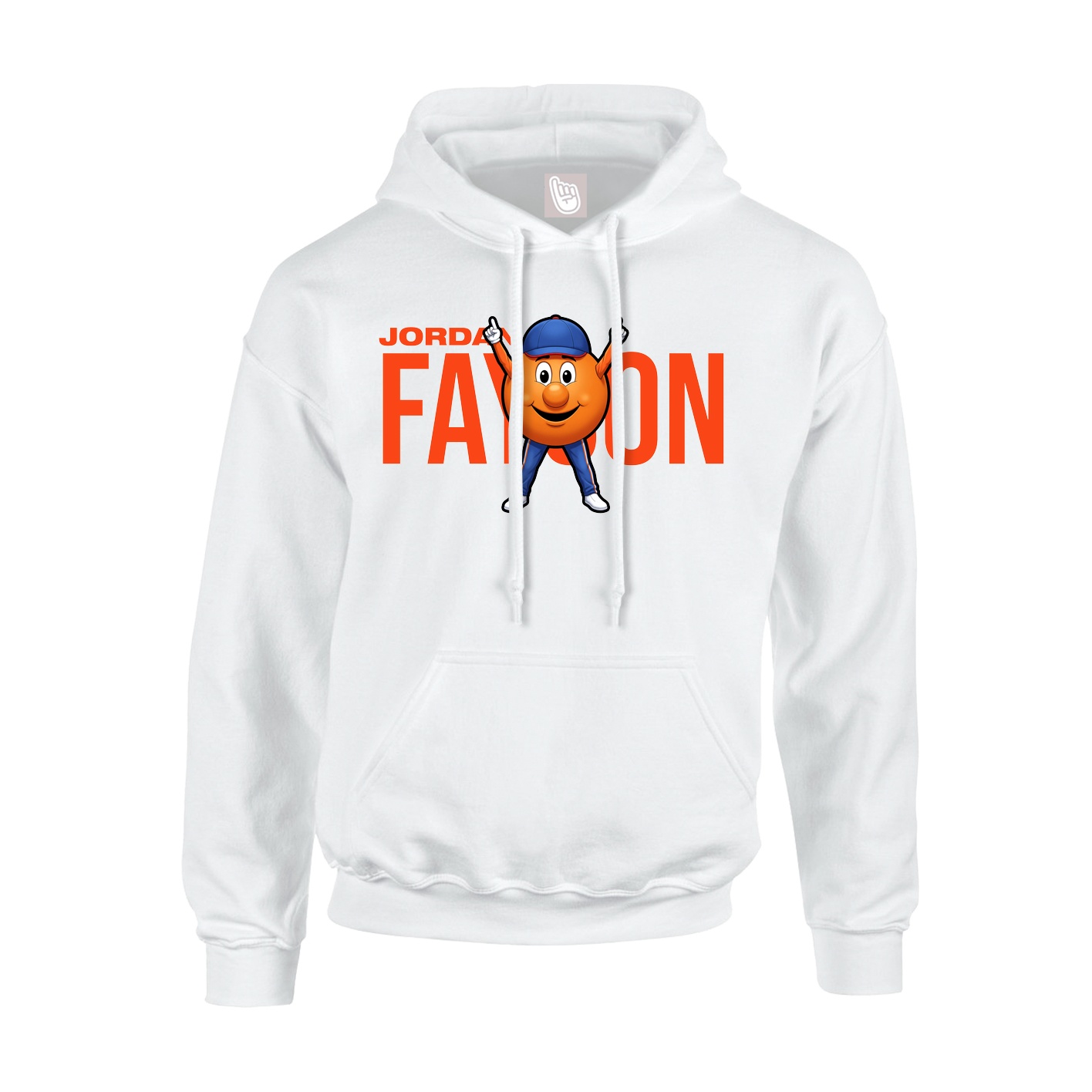 Youth Hoodie — Player Name in White