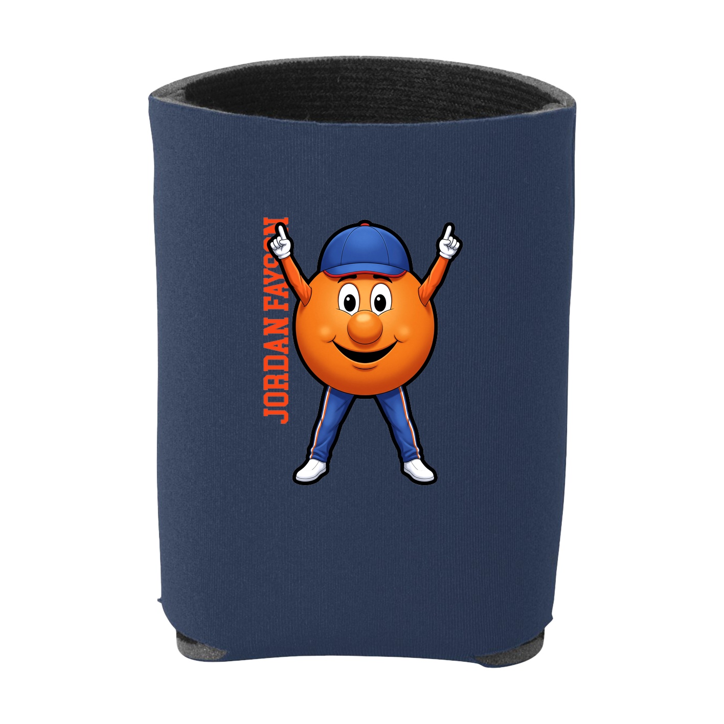 Can Holder — Name Vertical in Navy