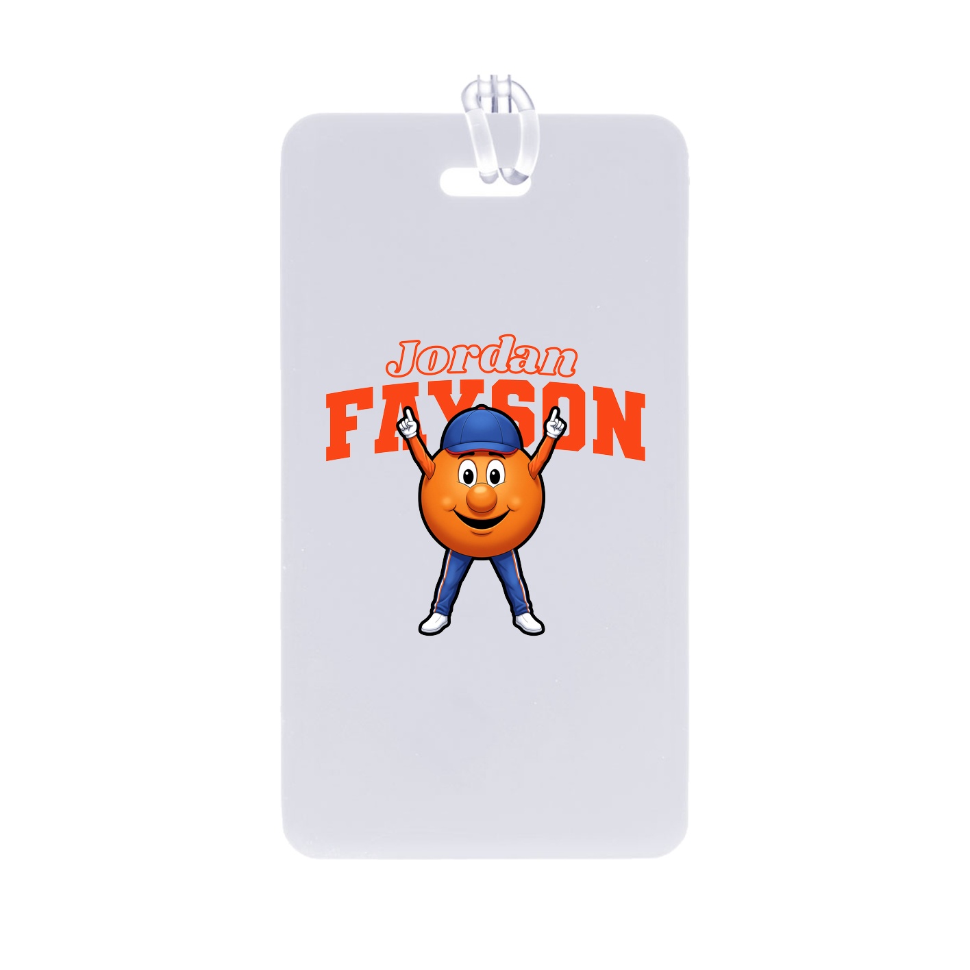 Bag Tag — Name Arch in Classic