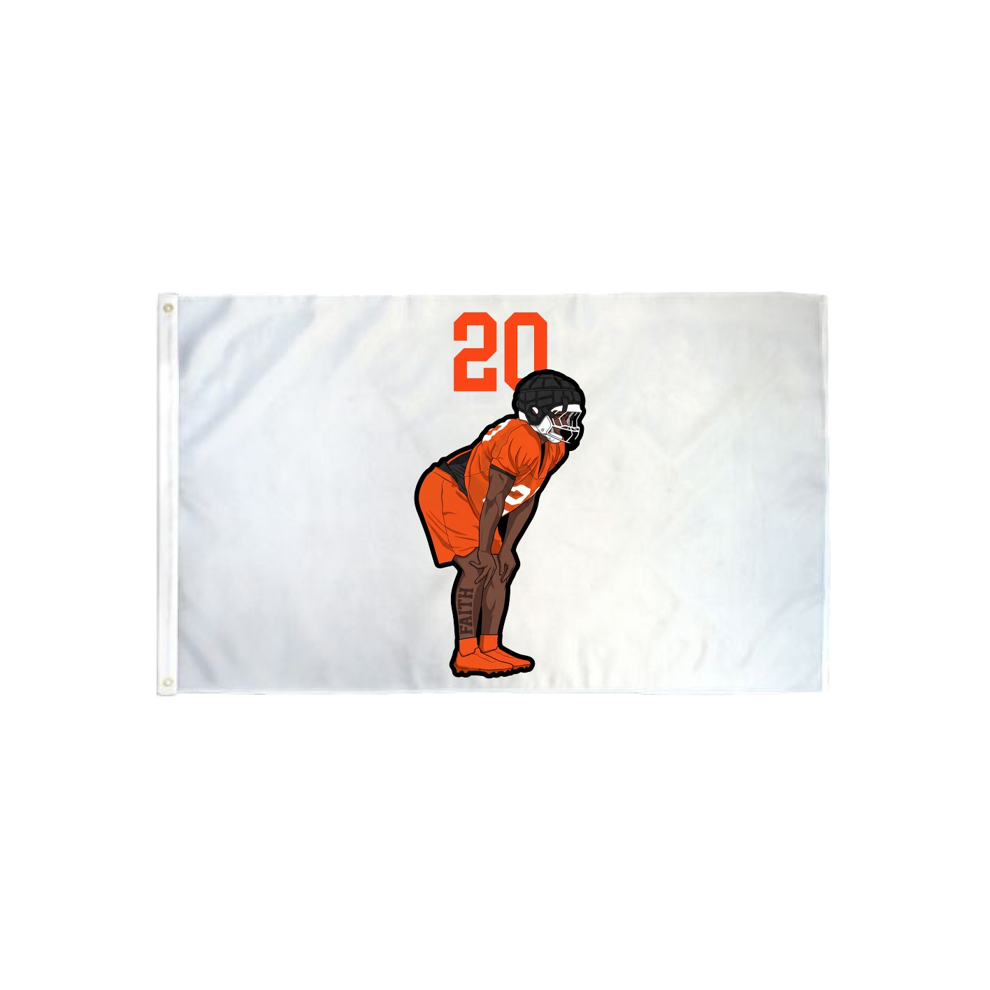 3x5 Flag — Number Top in Classic