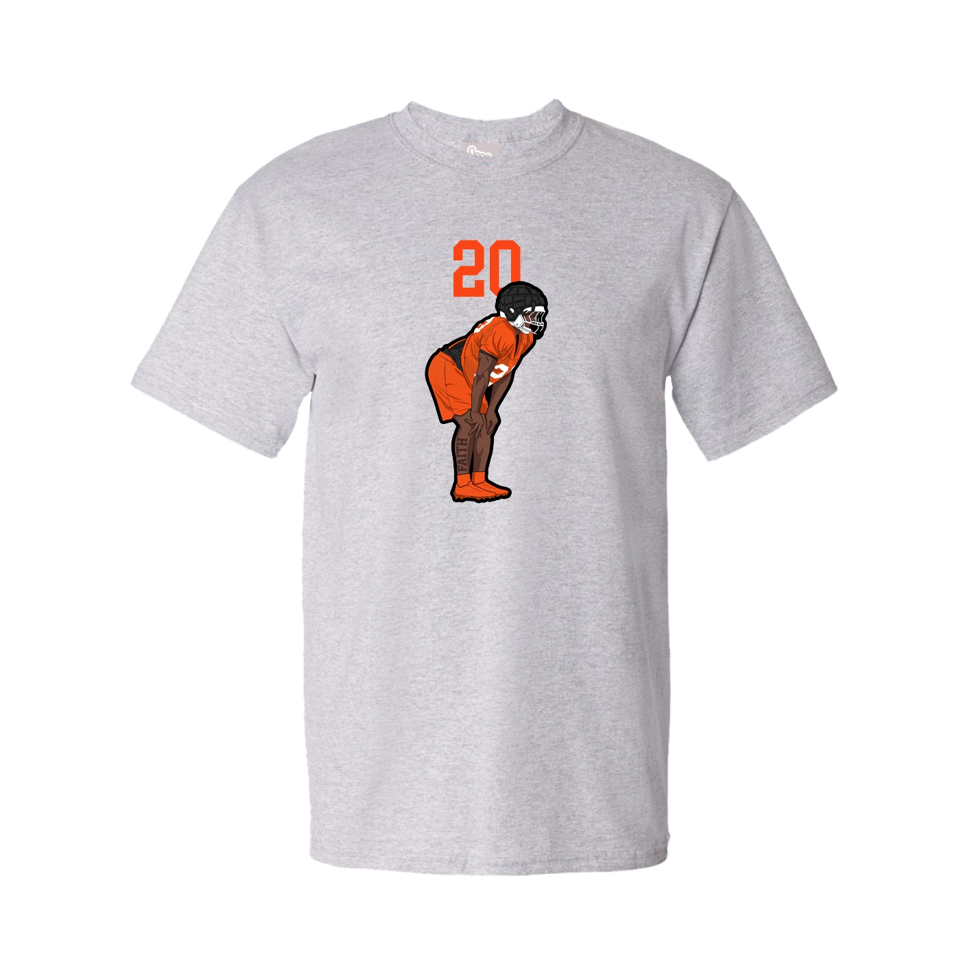 Tee — Number Top in Grey