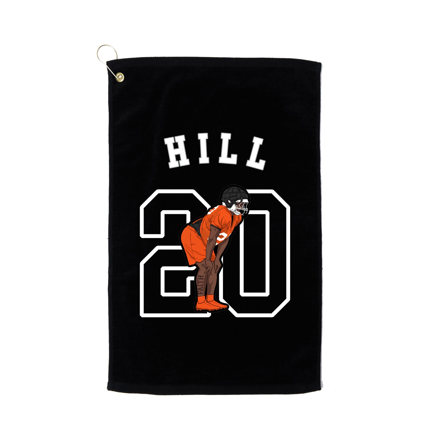 Golf Towel — Shirsey Arch in Black