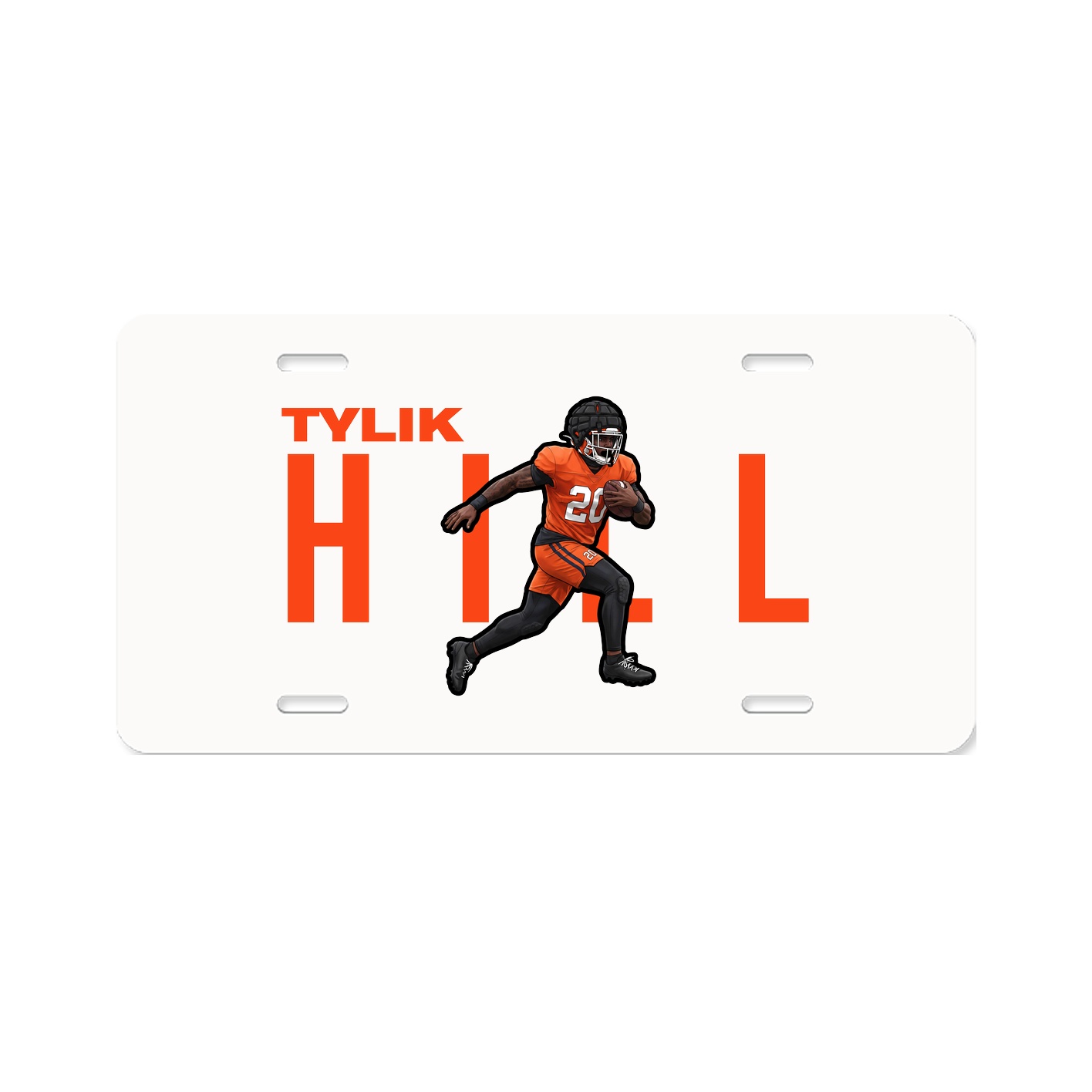 License Plate — Player Name in Classic
