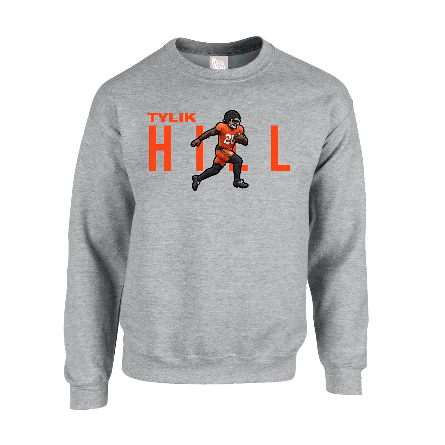 Fleece Crew — Player Name in Grey