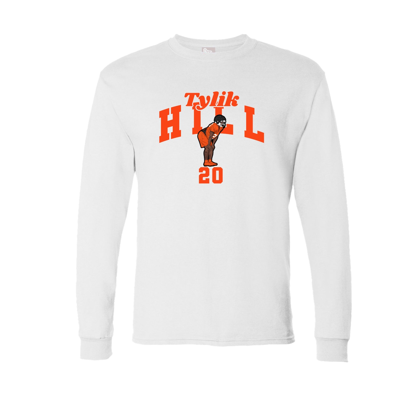 Long Sleeve Tee — Signature Arch in White