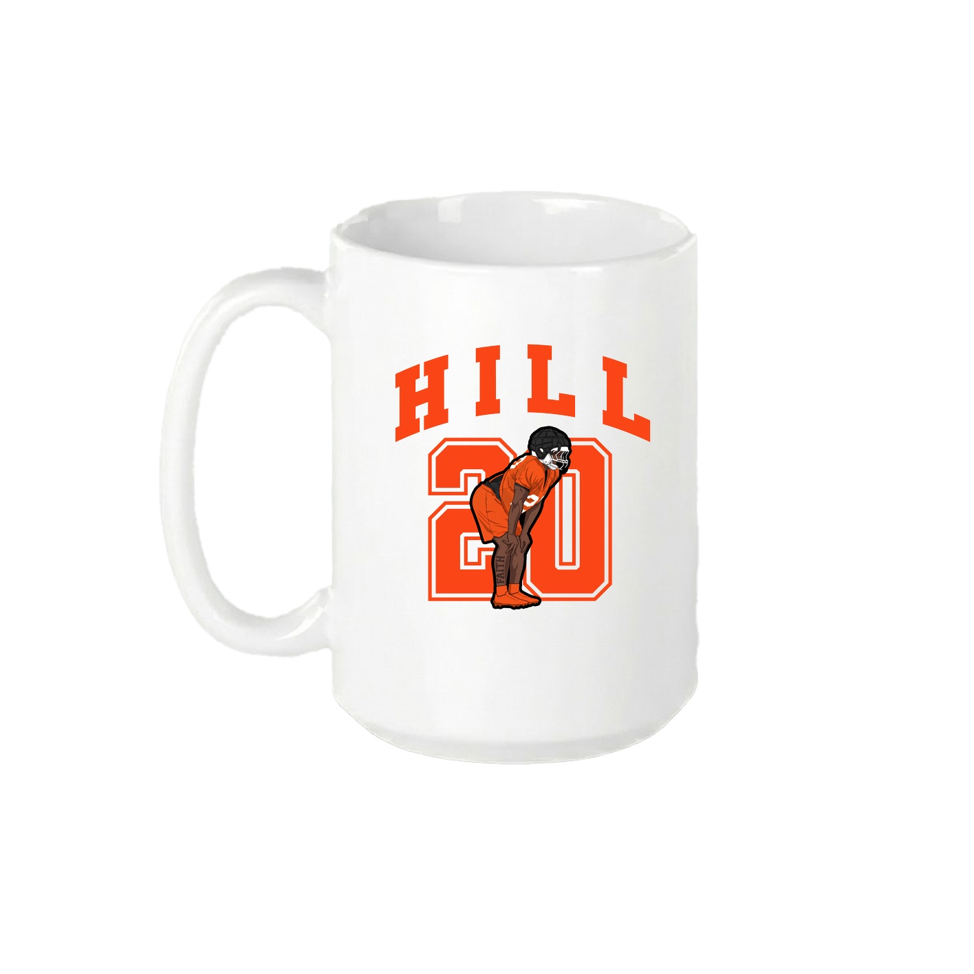 15oz Coffee Mug — Number in White