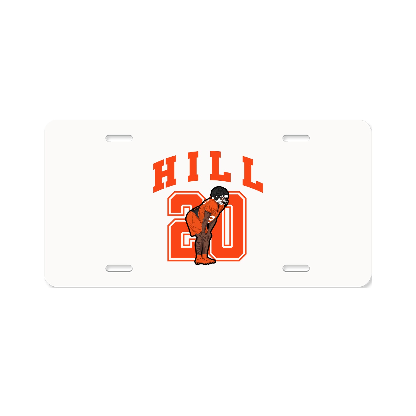 License Plate — Number in Classic