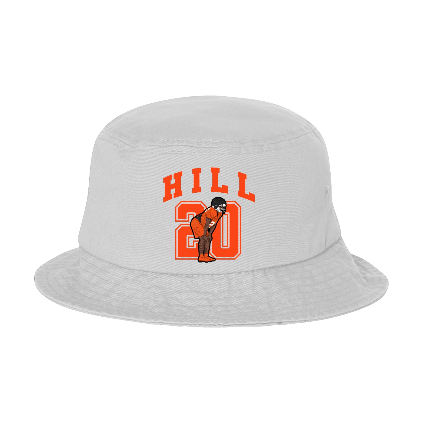 Bucket Cap — Number in White