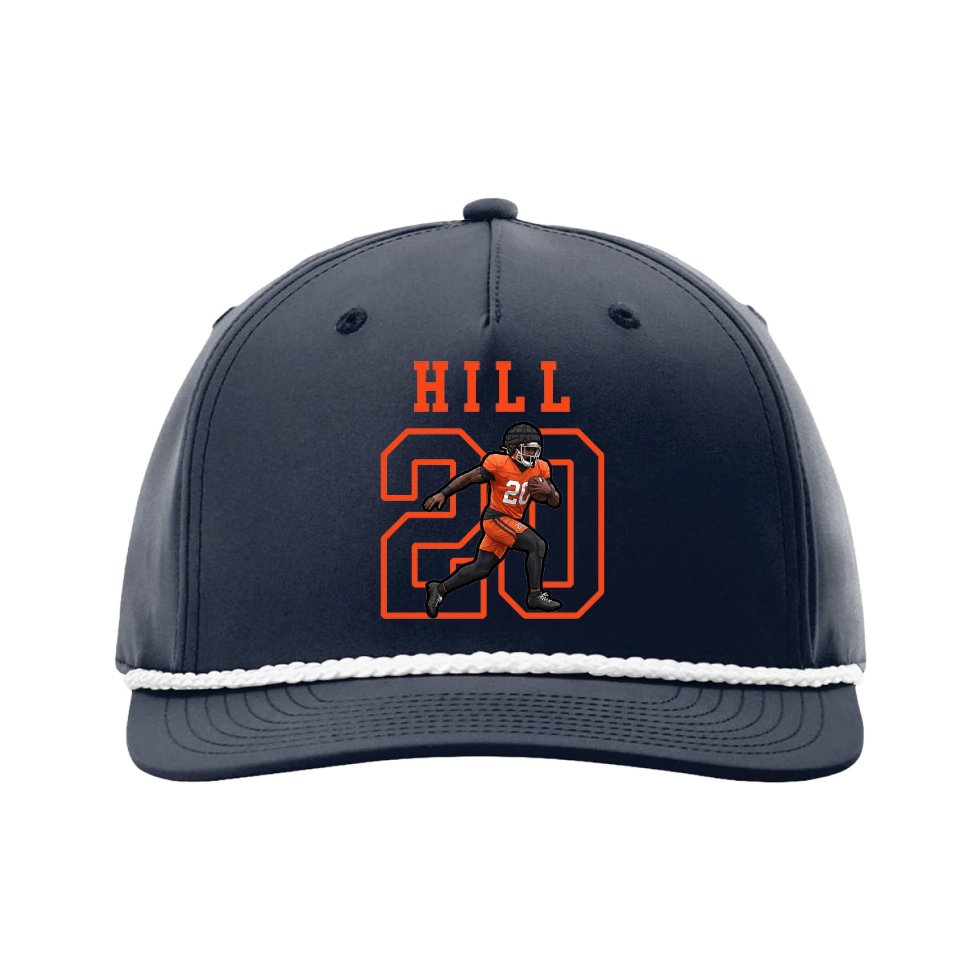 Five-Panel Classic Rope Cap — Shirsey in Navy