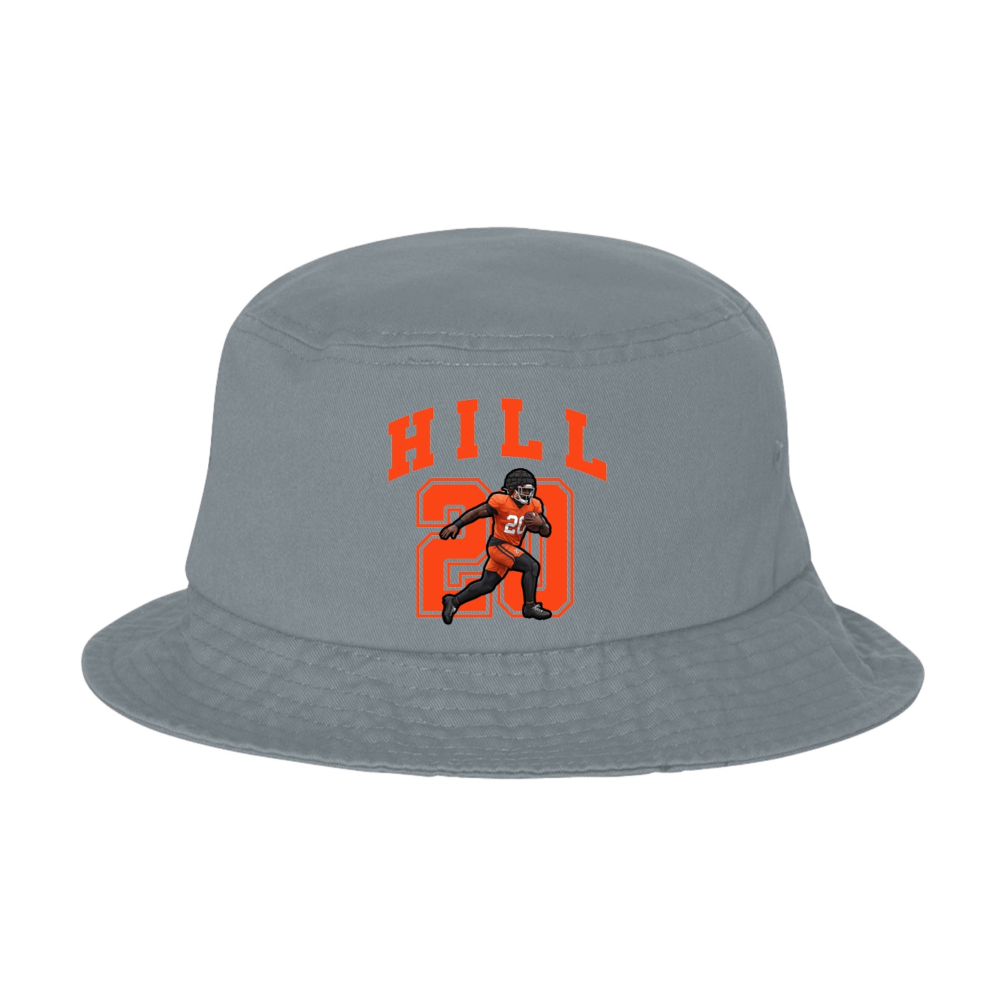 Bucket Cap — Number in Grey
