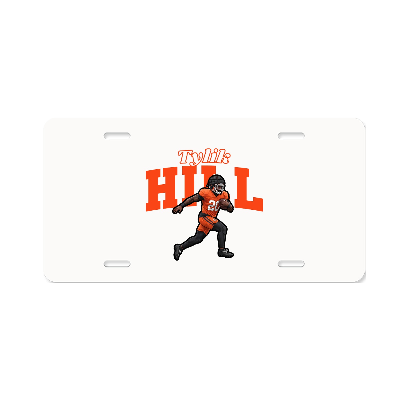 License Plate — Name Arch in Classic